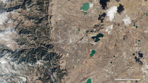 Première image de Landsat 8