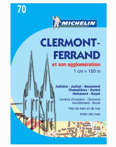 Carte Michelin Clermont-Ferrand