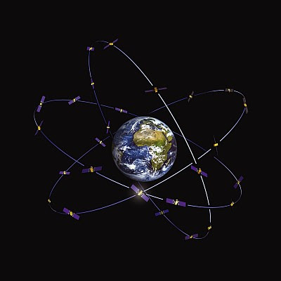 Vue d'artiste de la constellation Galiléo
